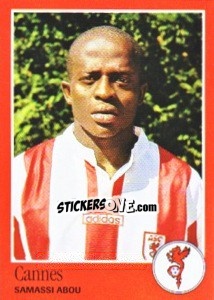 Sticker Samassi Abou - FOOT 1996-1997 - Panini