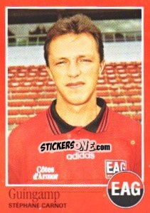 Cromo Stéphane Carnot - FOOT 1996-1997 - Panini