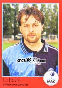 Figurina David Mazzoncini - FOOT 1996-1997 n. 95 - Panini