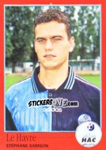 Figurina Stéphane Samson - FOOT 1996-1997 n. 105 - Panini