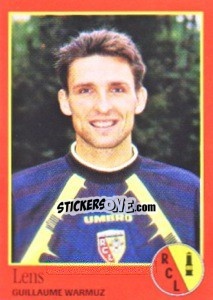 Cromo Guillaume Warmuz - FOOT 1996-1997 - Panini