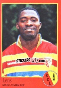 Sticker Marc-Vivien Foe - FOOT 1996-1997 n. 110 - Panini