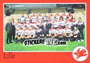 Sticker Équipe de Lille - FOOT 1996-1997 - Panini