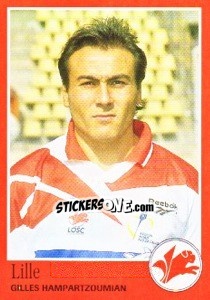 Sticker Gilles Hampartzoumian - FOOT 1996-1997 - Panini