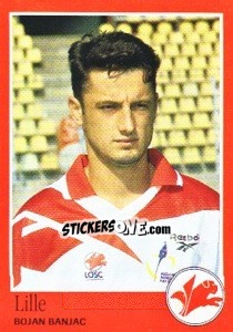 Cromo Bojan Banjac - FOOT 1996-1997 - Panini