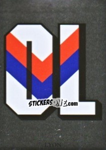 Sticker Écusson de Lyon - FOOT 1996-1997 - Panini