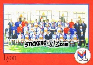 Sticker Équipe de Lyon - FOOT 1996-1997 - Panini