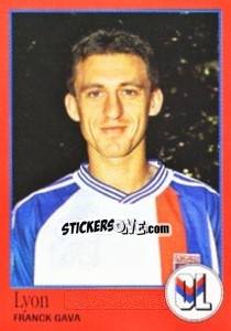 Sticker Franck Gava - FOOT 1996-1997 - Panini