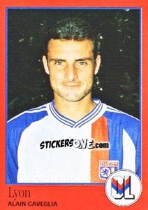 Sticker Alain Caveglia - FOOT 1996-1997 - Panini