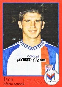 Sticker Cédric Bardon - FOOT 1996-1997 - Panini