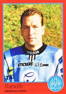 Cromo Andreas  Köpke - FOOT 1996-1997 - Panini