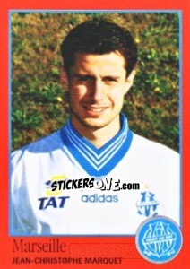 Sticker Jean-Christophe Marquet - FOOT 1996-1997 - Panini