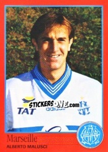 Figurina Alberto Malusci - FOOT 1996-1997 - Panini