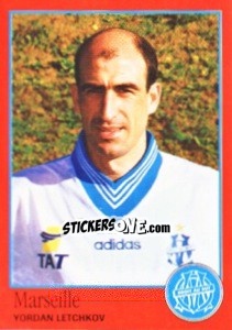 Cromo Yordan Letchkov - FOOT 1996-1997 - Panini