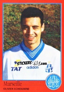 Cromo Olivier Echouafni - FOOT 1996-1997 - Panini