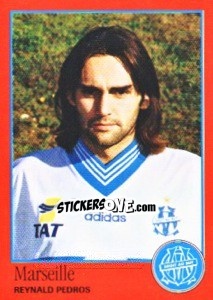 Sticker Reynald Pedros - FOOT 1996-1997 n. 162 - Panini