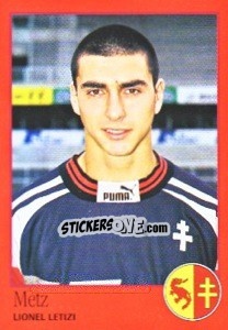 Figurina Lionel Letizi - FOOT 1996-1997 - Panini