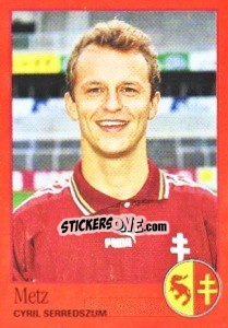 Sticker Cyril Serredszum - FOOT 1996-1997 n. 176 - Panini