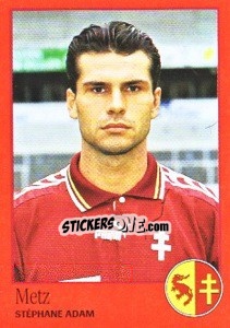 Sticker Stéphane Adam - FOOT 1996-1997 - Panini