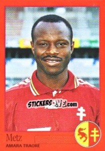 Figurina Amara Traoré - FOOT 1996-1997 n. 180 - Panini
