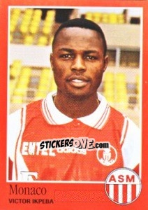 Cromo Victor Ikpeba - FOOT 1996-1997 - Panini