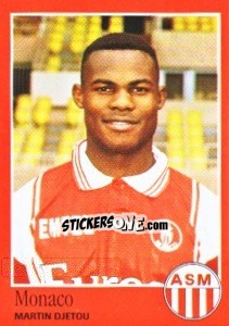 Sticker Martin Djetou - FOOT 1996-1997 n. 193 - Panini