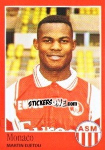 Sticker Martin Djetou - FOOT 1996-1997 - Panini