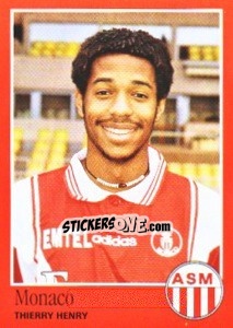 Sticker Thierry Henry - FOOT 1996-1997 n. 195 - Panini