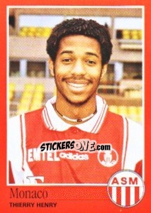 Sticker Thierry Henry - FOOT 1996-1997 - Panini