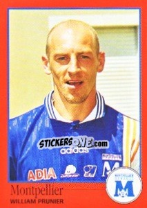 Sticker William Prunier - FOOT 1996-1997 n. 199 - Panini