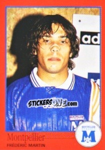 Sticker Frédéric Martin - FOOT 1996-1997 n. 202 - Panini