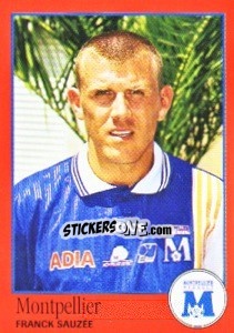 Figurina Franck Sauzée - FOOT 1996-1997 - Panini