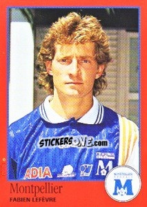 Figurina Fabien Lefèvre - FOOT 1996-1997 - Panini