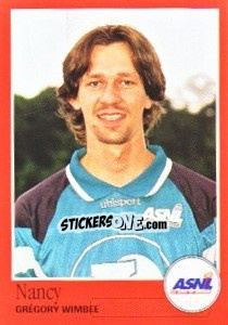 Figurina Grégory Wimbee - FOOT 1996-1997 - Panini