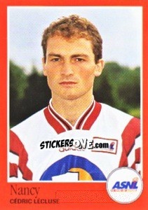 Figurina Cédric Lecluse - FOOT 1996-1997 - Panini