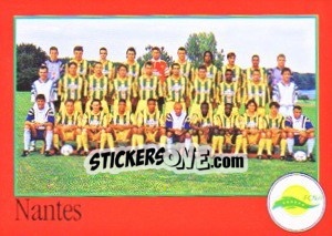 Sticker Équipe de Nantes - FOOT 1996-1997 n. 227 - Panini