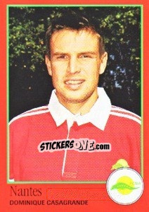 Sticker Dominique Casagrande - FOOT 1996-1997 - Panini