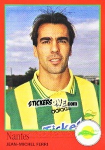 Figurina Jean-Michel Ferri - FOOT 1996-1997 - Panini