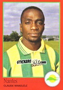 Figurina Claude Makelélé - FOOT 1996-1997 - Panini