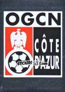 Sticker Écusson de Nice - FOOT 1996-1997 n. 241 - Panini