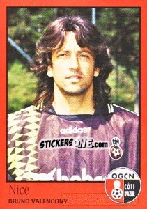 Sticker Bruno Valencony - FOOT 1996-1997 n. 243 - Panini