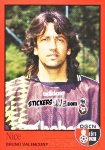 Cromo Bruno Valencony - FOOT 1996-1997 - Panini