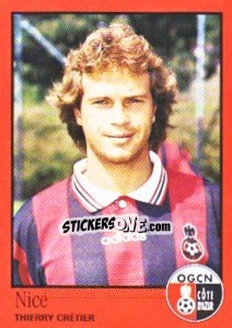 Sticker Thierry Crétier - FOOT 1996-1997 n. 245 - Panini