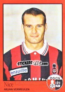 Sticker Arjan Vermeulen - FOOT 1996-1997 - Panini