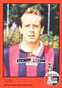 Sticker Jean-Philippe Mattio - FOOT 1996-1997 - Panini