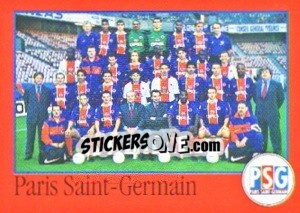 Cromo Équipe de PSG - FOOT 1996-1997 - Panini