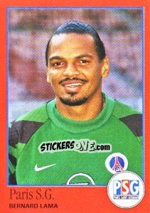 Sticker Bernard Lama - FOOT 1996-1997 - Panini