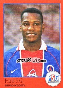 Figurina Bruno N'Gotty - FOOT 1996-1997 - Panini