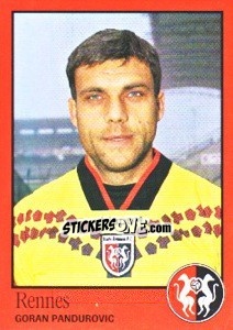 Cromo Goran Pandurovic - FOOT 1996-1997 - Panini