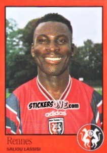 Sticker Saliou Lassisi - FOOT 1996-1997 - Panini